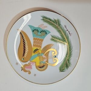 Vintage Georges Briard "Christmas Fantasy" Gabriel Angel Plate